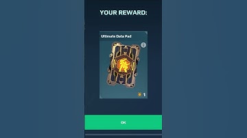 I won an ultimate data pad!🫡🫡🔥 #gaming #reels #warrobots