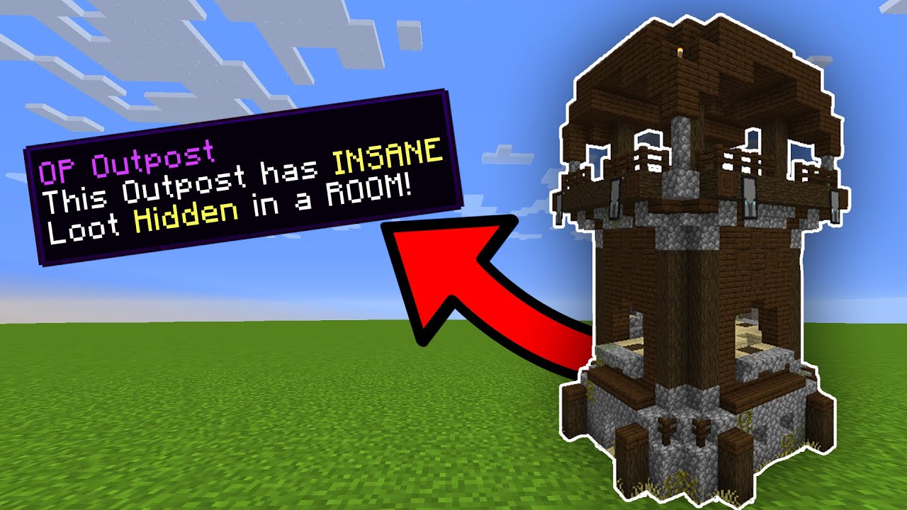 Secret Room In Pillager Watchtower shorts YouTube