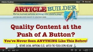Article Builder Review