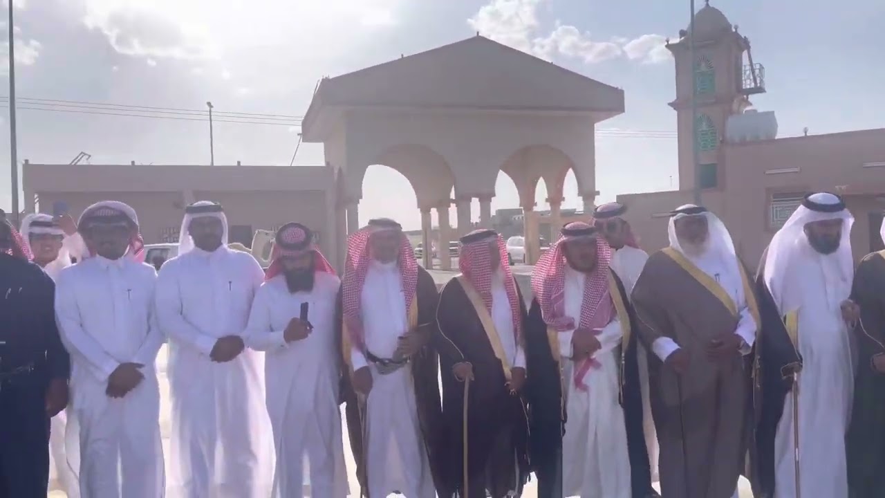 إقبال قبيلة ال سلمان الحرقان على الشيخ مناحي بن مترك بن شفلوت بمناسبة تنصيبه شيخ شمل قبايل عبيدة