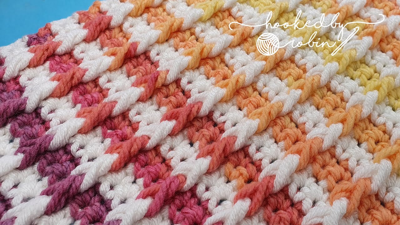 Crochet Bar Stitch Blanket Free Pattern and Tutorial: Moogly