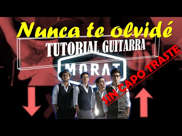 ¿Como TOCAR Nunca te olvide - MORAT SIN capo? Tutorial GUITARRA