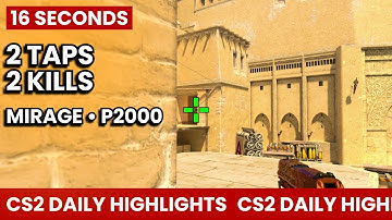 Two Taps, Two Frags – P2000 Pistol Round Precision | Mirage | Highlights CS2