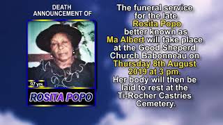 Rosita Popo short 1