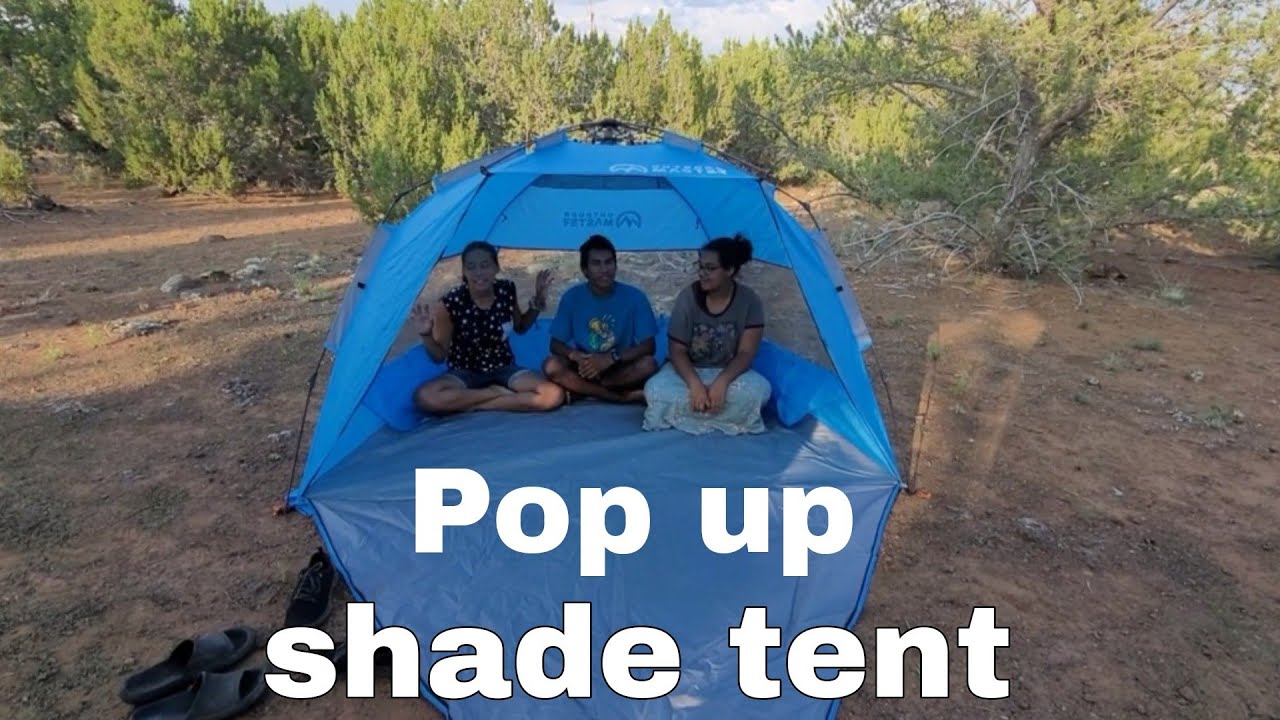Compact Outdoor Space // OutdoorMaster Pop Up Shade Tent ⛺️
