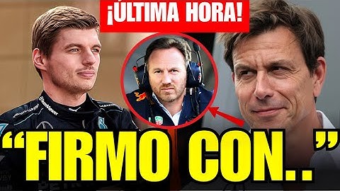 🔥¡TRAICIÓN BRUTAL! VERSTAPPEN FIRMA con MERCEDES,HORNER EXPLOTA🔥