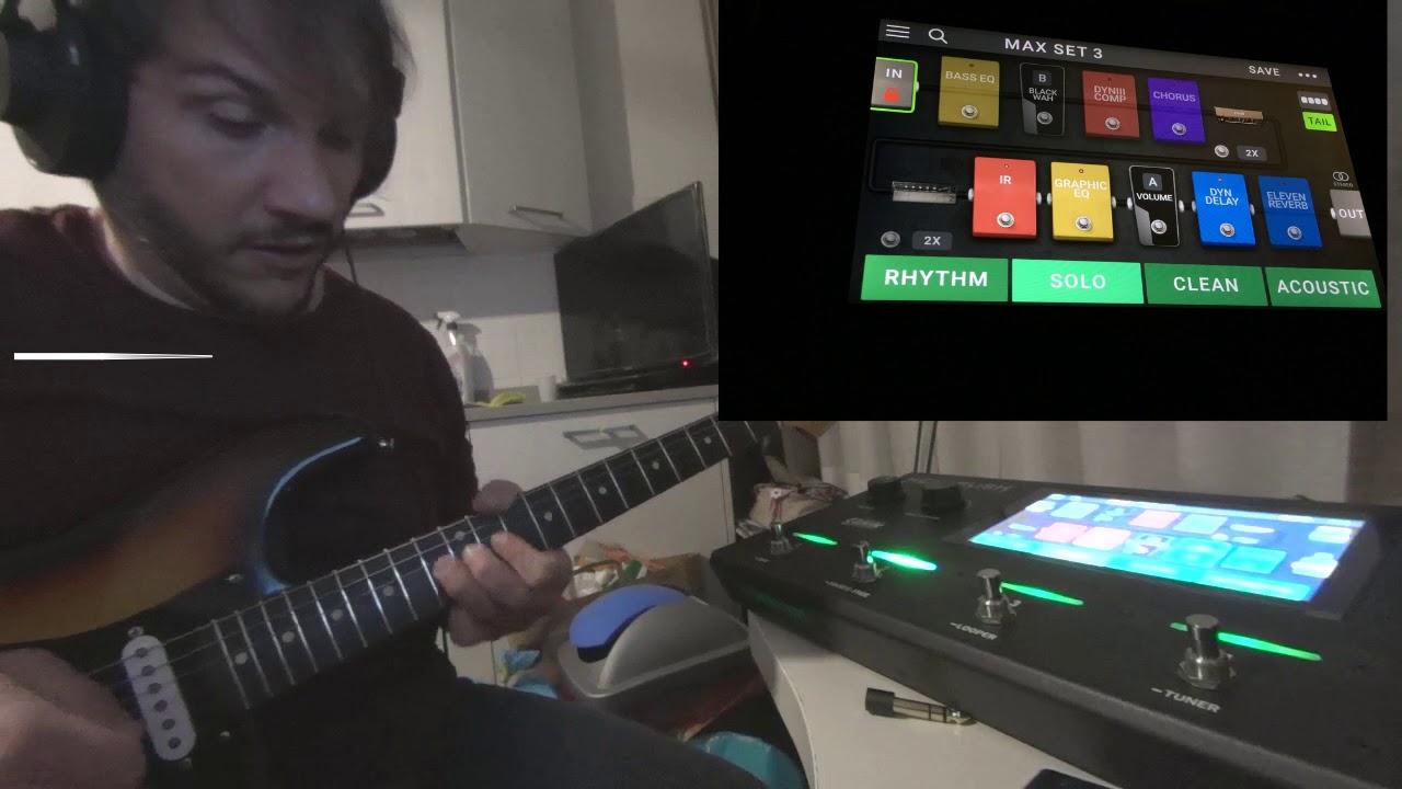 HEADRUSH GIGBOARD PRESET BY MAX AVRUSCI AMP BOGNER RED IR CELESTION G12M HERITAGE