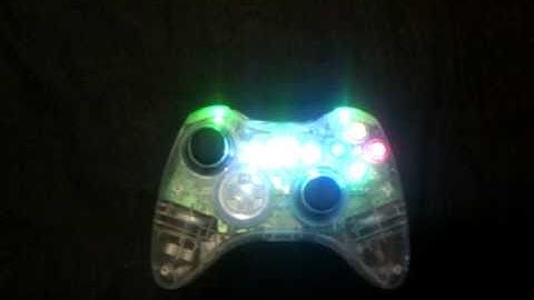 Crystal clear XBOX controller, arbiter 2 mod chip