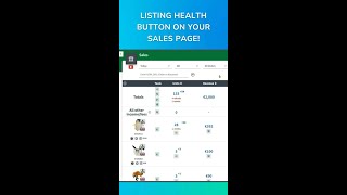Shopkeeper - Listing Health Button