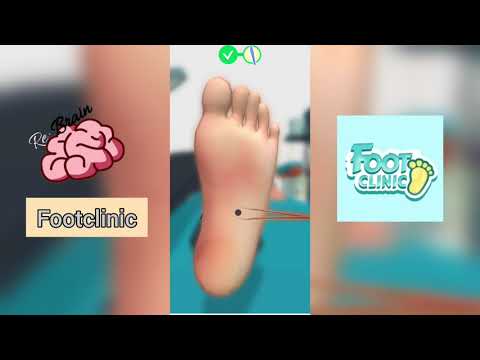 Foot Clinic - ASMR Feet Care all Level Gameplay Walkthrough