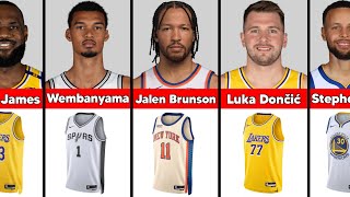 NBA Top-Selling Jerseys 2025/26