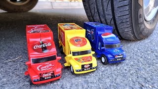 Crushing Things With Car Best! Car vs Colored Toys & Jelly | Running Over Stuff With A Car ASMR