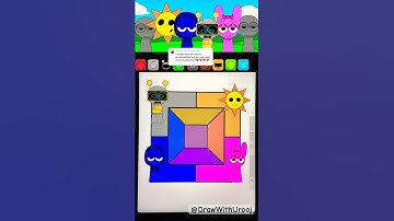 Digital Sprunki Pyramixed Color Mixing 😍 #sprunki #procreate #pyramixed #colourmixing #incredibox