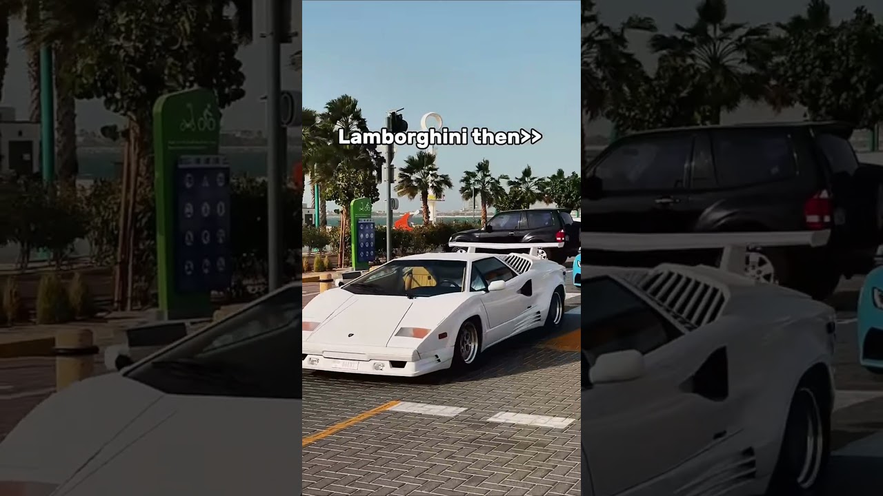 Lamborghini then VS now | old vs new cars 