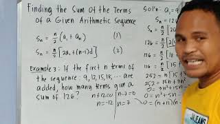 Grade 10 math Quarter 1/Module 4: Finding the Sum of the terms of a Given Arithmetic Sequence
