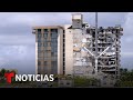 Un experto explica cómo fue el colapso del edificio en Miami | Noticias Telemundo