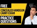 Concealed handgun carry exam free practice questions part 1