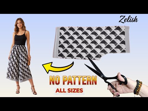 DIY: Summer Flowy Pants from Unused Shawl – No Pattern, Fits All Sizes