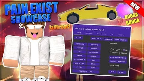 NEW ROBLOX EXPLOIT - PAIN EXIST - JAILBREAK ADMIN PANEL | CLICK TELEPORT, INFINITE NITRO & MORE