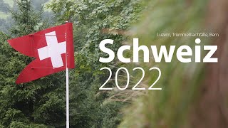 Schweiz (Luzern, Trümmelbachfälle, Thunersee, Bern)