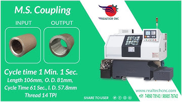M.S. Coupling | RealTech CNC Machine VD-132