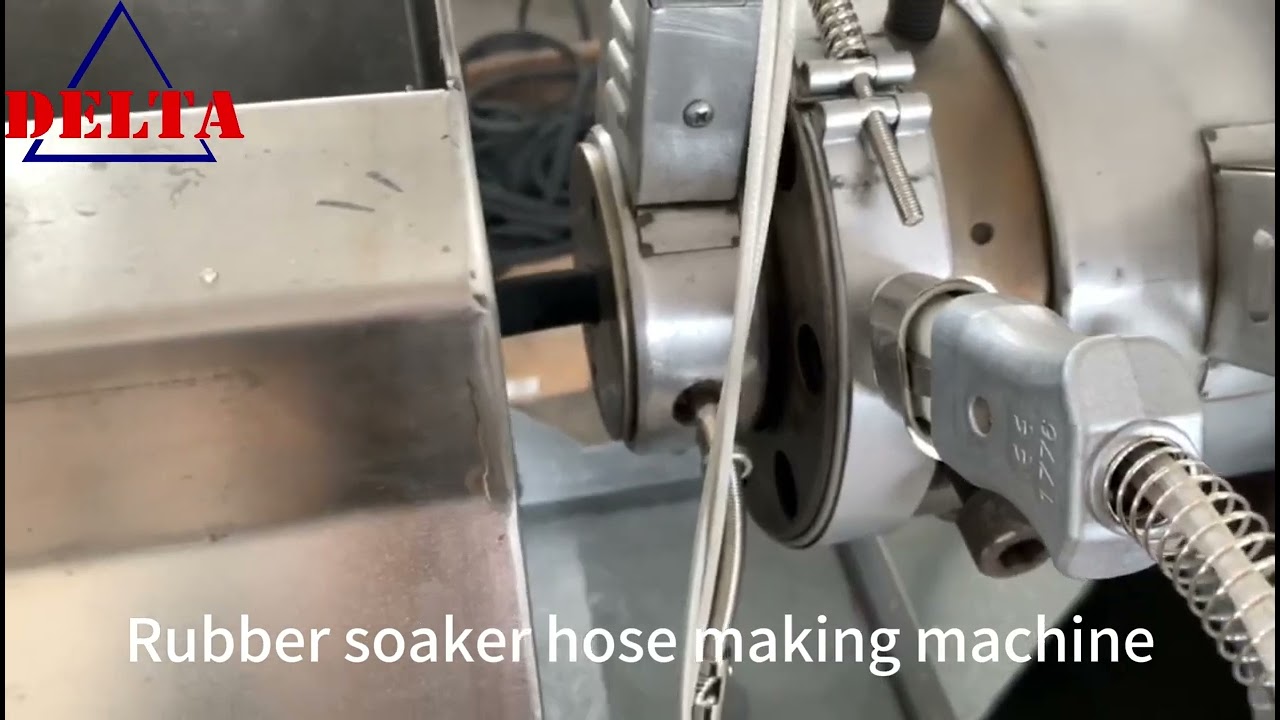 Irrigation Water Drip Hose Rubber Soaker Pipe Extruder Making Machine