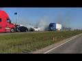 Driver Throws Gun, Flees at 130 MPH, Then Crashes Head-On Into Semi
