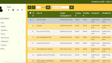 4. Edit or delete records