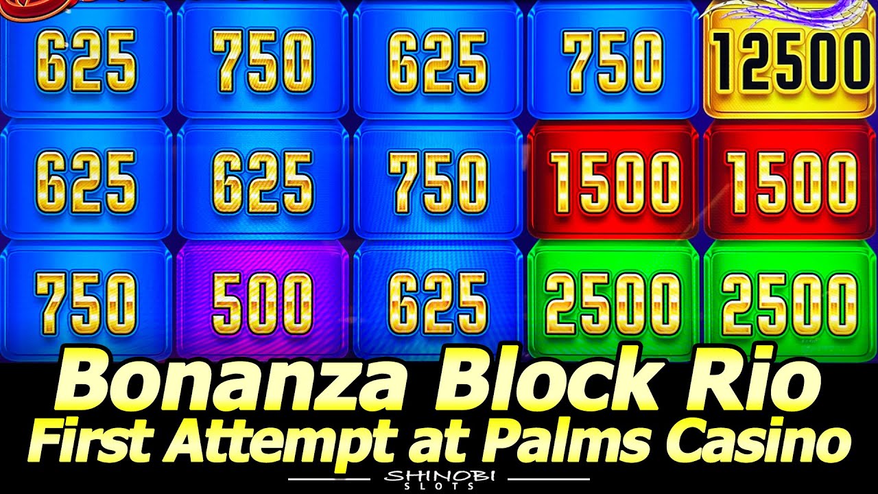 Block Bonanza Rio Slot Machine First Attempt at the Palms casino in