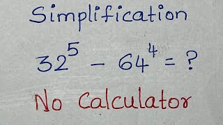 Harvard University | Nice Exponent Simplification Maths Problem | No Calculator