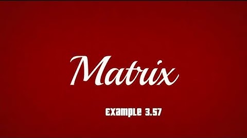 Tn Class 10 Maths Example 3.57💜--- Matrix👻