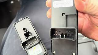 09 Mazda 3 window master switch replacement ( driver side switch )