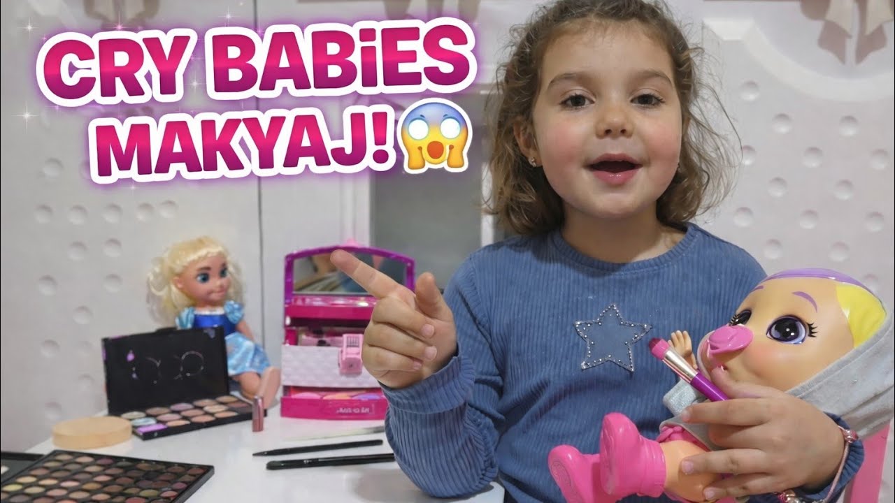 CRY BABIES’E MAKYAJ YAPTI! 💄😱@linacetinkayaofficial @elifsinemtv @oynayalımhadi 