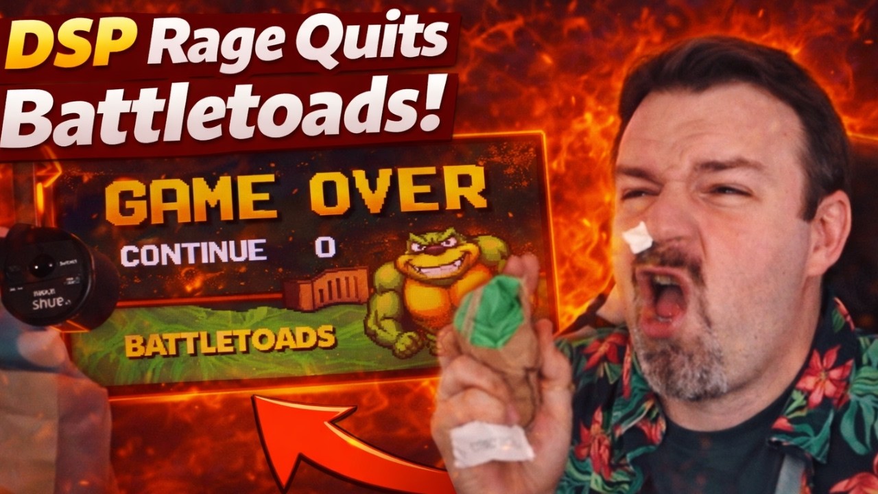 DSP Rage Quits Battletoads During Retro Marathon