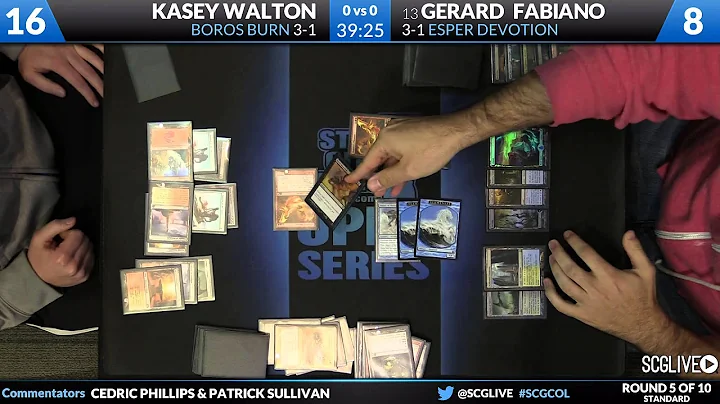 SCGCOL - Standard - Round 5 - Gerrard Fabiano vs Kasey Walton