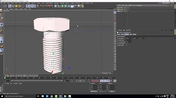 Cinema 4d Modelling 3d Screw