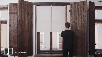 How to install a roller shade with infinite adjuster coupler system