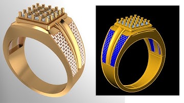 how to design gents ring Rhino Matrix 9{{ tutorial}} Cad . cad learning video #41