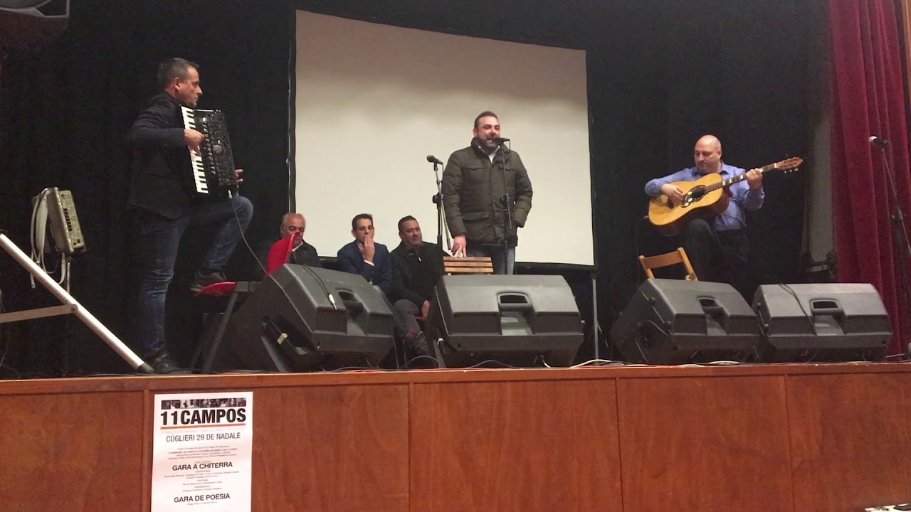 CùGLIERI 29/12/2018 CANTO IN RE E.Bazzoni,F.Dessena,D.Giallara,A.Porcu Chit. B.Maludrottu,A.Carta