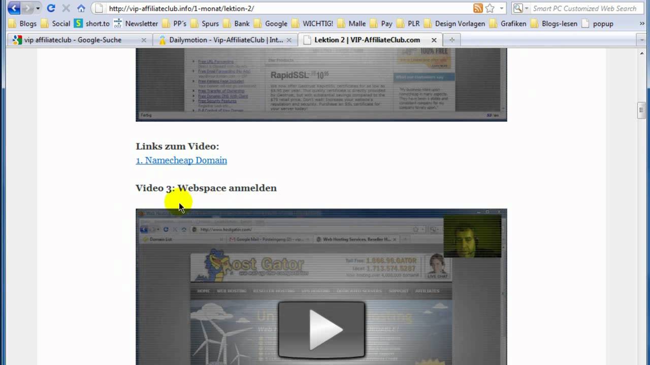 Insiderwissen zum VIP-Affiliate-Club und Internetmarketing mit SEO Option