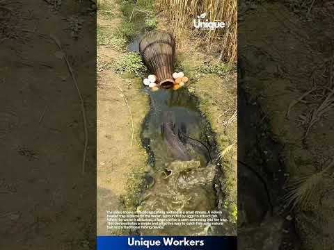 Catching Catfish with Eggs: Traditional Fishing in a Stream