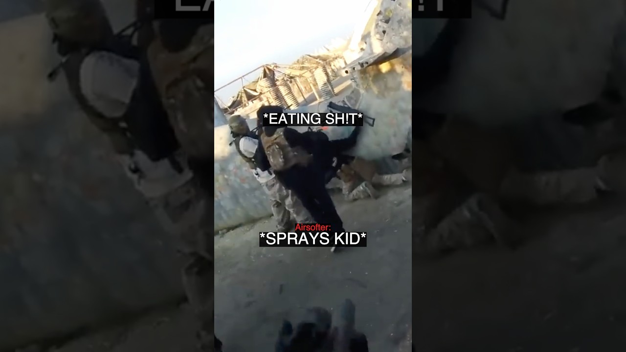 When Airsofter Sprays Kid For Burning His Patch…