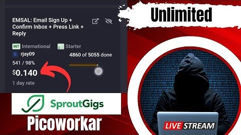 EMSAL: Email Sign Up + Confirm Inbox + Press Link + Reply । sportgigs how to work ।। picoworkar 100$