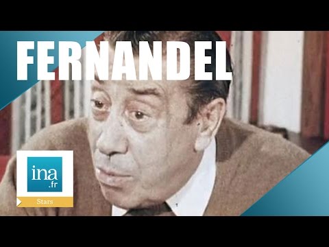 La dernière interview de Fernandel | Archive INA