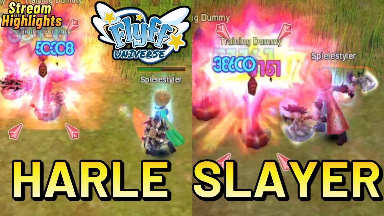 Harlequin vs Slayer DPS in Flyff Universe!