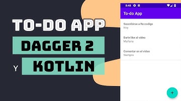 App de Tareas con Dagger 2 | To-do App | MVVM | Re:codigo
