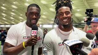 Kool-Aid McKinstry, Terrion Arnold Pro Day Interview | Alabama Football