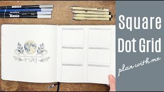 Square Dot Grid Planner Pages