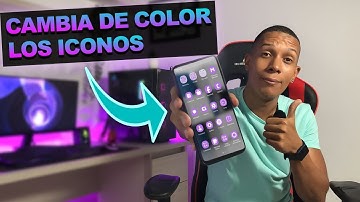 Como CAMBIAR DE COLOR LOS ICONOS en tu celular | Android - Samsung