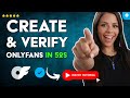 How to CREATE and VERIFY an ONLYFANS ACCOUNT in 52 S